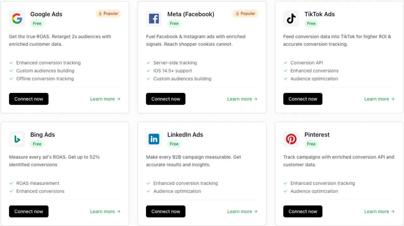 Connect accounts