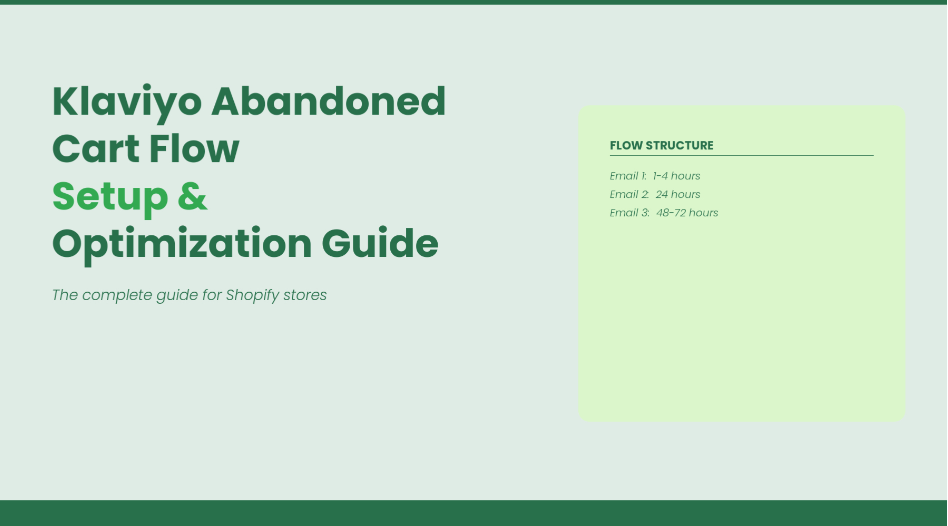 Klaviyo Abandoned Cart Flow: Complete Setup and Optimization Guide